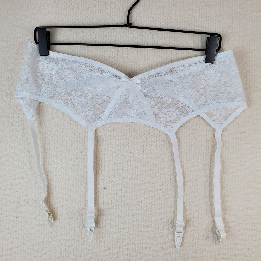 Garter Belt Empire White‎ 2X Plus Size Drag Sissy Boudoir